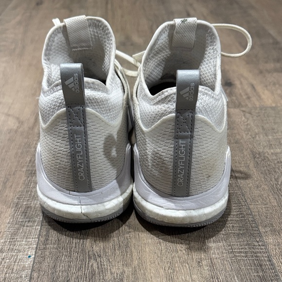 Adidas Men's White and Gray Sneakers - Picture 4 of 5